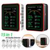 WiFi 15-in-1 Portable AQI PM0.3 PM1.0 PM2.5 PM10 Tester TFT Display Household CO CO2 TVOC HCHO Tester APP Control CO2 Detector