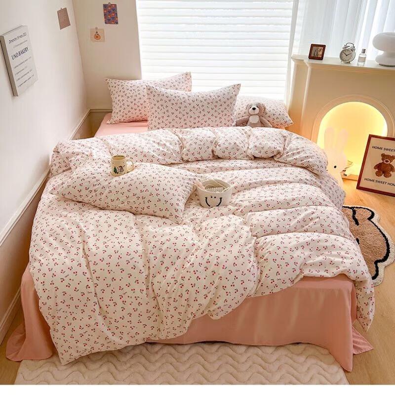Lilang Manta Rose 4-Piece Bedding Set