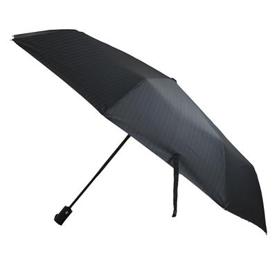 Komiya Shoten Großer Automatischer Faltbarer Langlebiger Ultra Öffnen/Schließen Schirm, 65cm, Herren, Ein-Knopf, Fiberglas, Wasserabweisend, Teflon, Sicherheit,