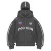 STREETRICH New Balaclava Fashion Double Hoodie Design Hoodie Jacket Hip Hop Street Zipup Hoodie Y2K Men Women Gothic Harajuku Sweatshirt