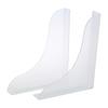 2pcs/set Bathroom Splash Cover Multipurpose Bathtub Splash Cover Supplies for School Office Dormitory Countertop