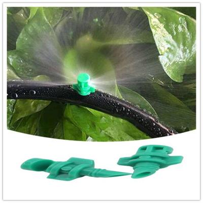 100 stuks/pak 180 graden refractie verneveling tuinirrigatiemondstuk eenvoudig irrigatiemondstuk micro-spray