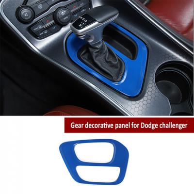 Blauer Zentraler Schaltrahmen Verkleidung für Dodge Challenger 2015+ Zubehör