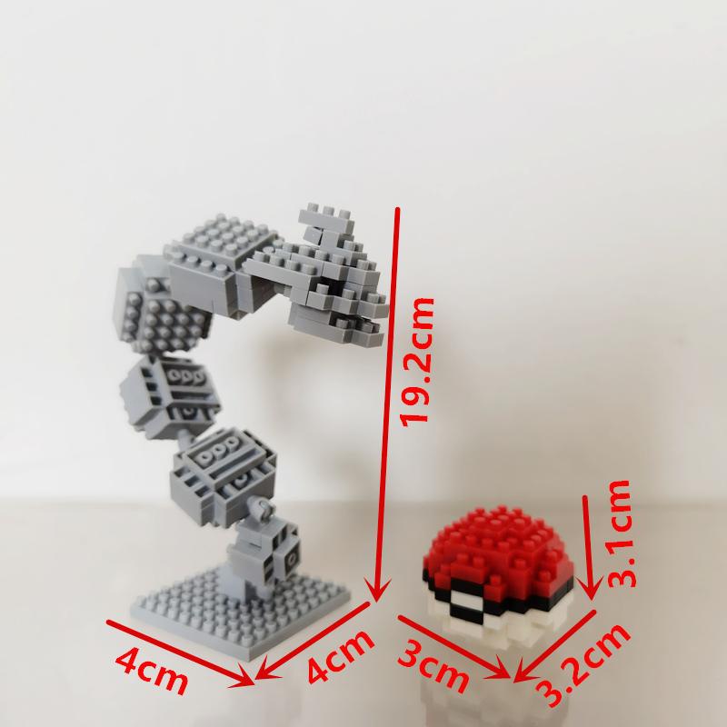 Anime Pokémon Building Blocks Assembly Anime Charizard Doll Blastoise Bulbasaur Gengar Bricks Figures Toy for Kid Gift