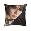 45X45Cm Pillowcase Double Sided Skz Hyunjin Portrait Print Soft Polyester Cushion Cover Decorative Throw Pillow Case For Sofa
