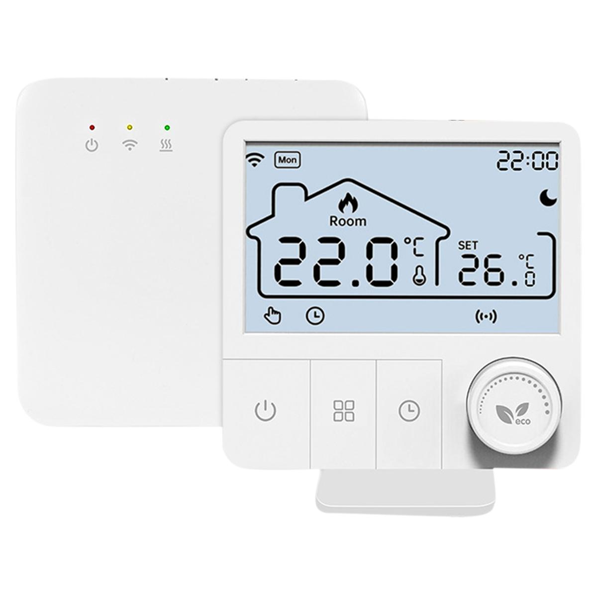 2025+ Tuya Wifi Термостат для котла Беспроводной Термостаты для комнат отопления, Умный Программируемый Термостат Контроллер отопления China Mainland