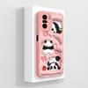 For Poco F3 GT Case Cute Panda Soft Liquid Silicone Camera Protection Shockproof Phone Cover For Poco F 3 PocoF3 Back Covers