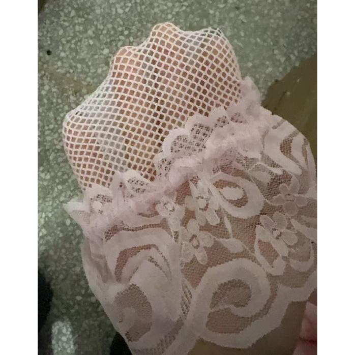 Plus Size Lace Fishnet stockings200Hollow-out Small Mesh Over-the-knee Fishnet Stockings