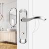 Hotun Keyless Bathroom Door Handle Lock