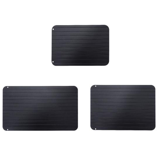 Yousheng Fast Thawing Tray Aviation Aluminum Thaw Plate Quick Defrosting Plate Board Defrost Tray Thaw Master Kitchen Gadgets