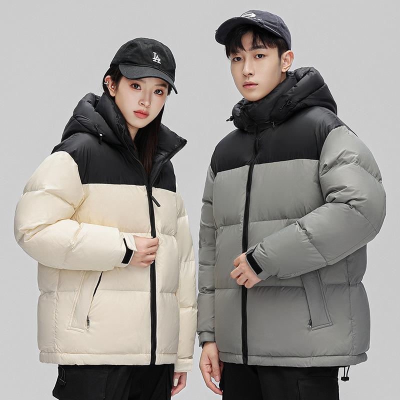 2025 fleece thickened plus size jacket fall and winter men's middle-aged solid color casual hooded warm jacket shirt top