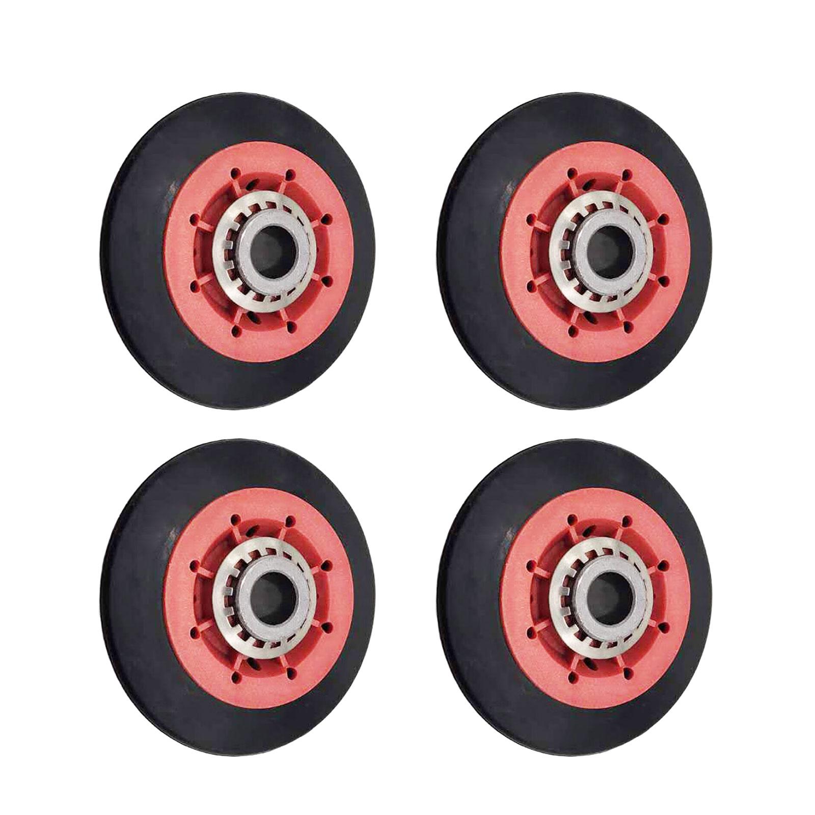 

4 шт. Опорный ролик барабана сушилки Запасные части для сушильной машины Аксессуары для сушильной машины Детали бытовой техники