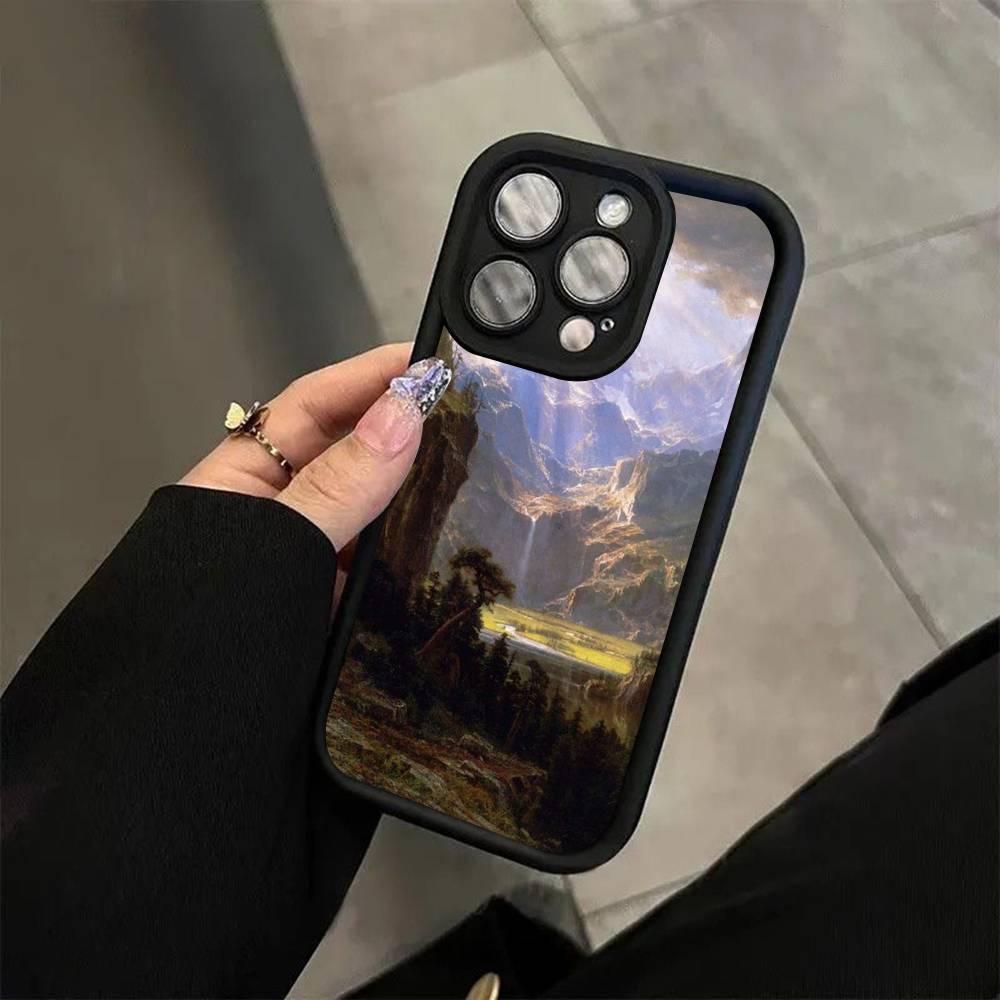 Forest Beach Sunrise Mountains Nature Phone Case For iPhone 11 12 13 14 15 16 17 Pro Max Shockproof Soft TPU Back Cover