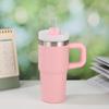 Shangqi Stainless Steel Insulated Car Cup with Handle and Straw