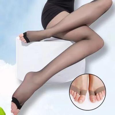 Sexy Women Tights Pantyhose with Fingers Open Toe Skin Effect Nylon Tights Elastic Thigh High Long Stockings Ladies Pantyhose