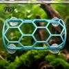 Bearded Dragon Basking Platform Reptile Honeycomb Climbing Shelf, Suction Cup Snake Tunnel Hide, Rest Terrarium Landscaping Decor for Ball