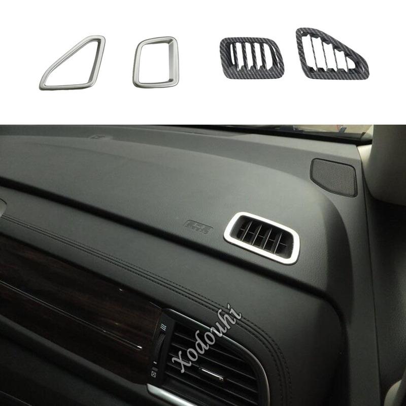 For Honda Odyssey 2015 2016 2017 2018 Center Console Front Air Condition Outlet Trim Covers Car Accessories Stick