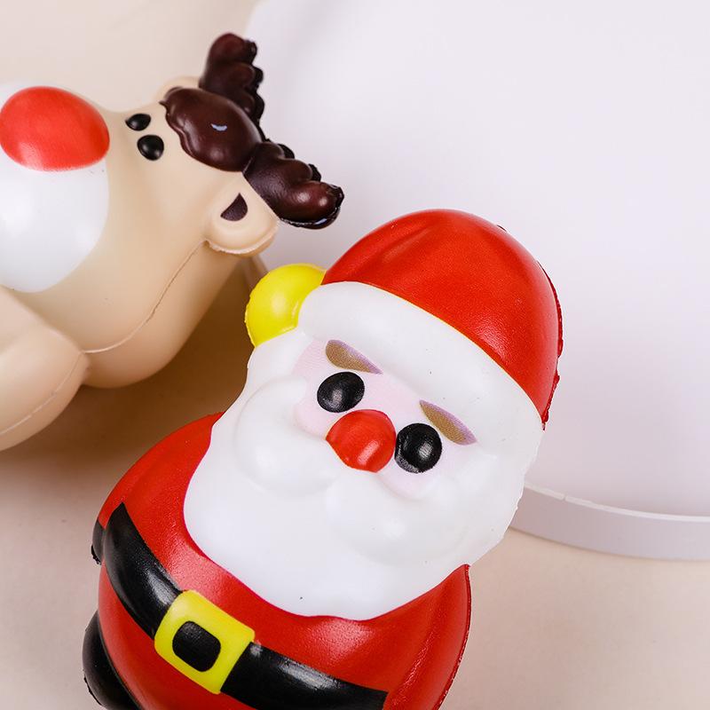 Christmas Stress Relieving Toy Santa Claus Christmas Tree Squeezing Bouncing Toy Year Gift 2025 Christmas Party Decoration