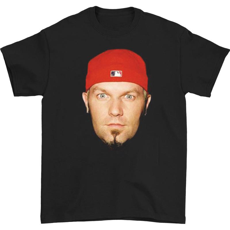 

Fred Durst Limp Bizkit head T shirt Black All Sizes S 5XL 4XL