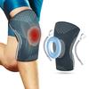 Genouillères de sport Fitness Course Cyclisme Alpinisme Genouillères rotuliennes Homme et Femme Support à ressort en silicone Coussinets de stabilité sportive