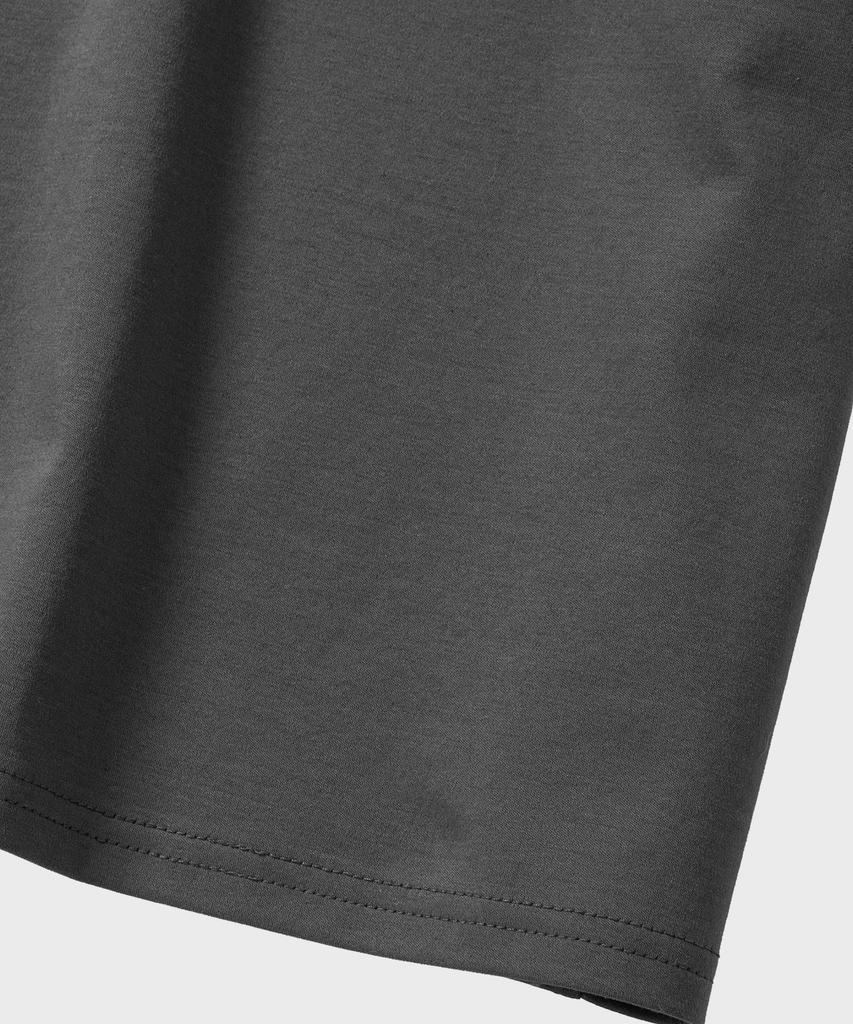 NONBLANK Reporter Cotton Crop Hs T-Shirt_Charcoal