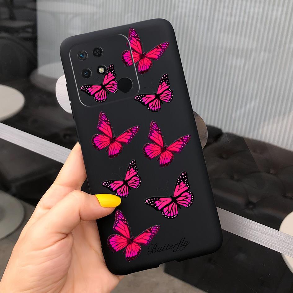 For Xiaomi Redmi 10C Phone Case New Popular Flower Painted TPU Cover For Xiaomi Redmi 10C 4G Bumper Redmi10C NFC 2022 Soft Funda