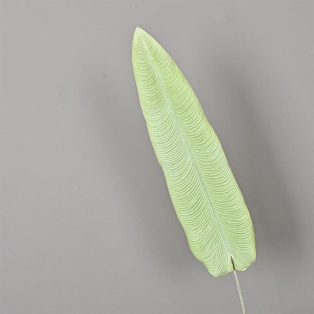 Green Plants Crane King Fern Leaf Lifelike Artificial Arrowroot Leaf  Floral Arrangement