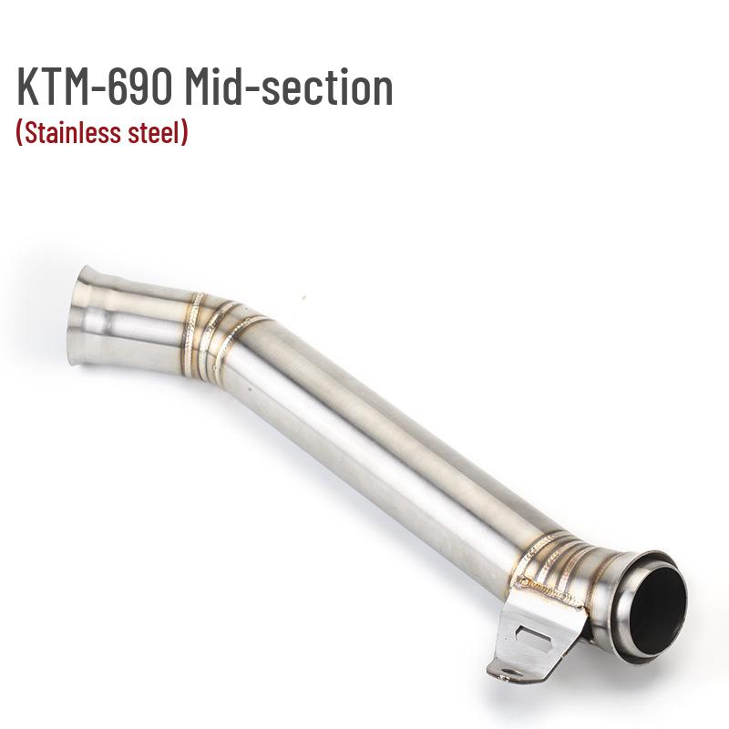 Соединитель выхлопной трубы средней части из нержавеющей стали для DUKE690, Неразрушающая установка