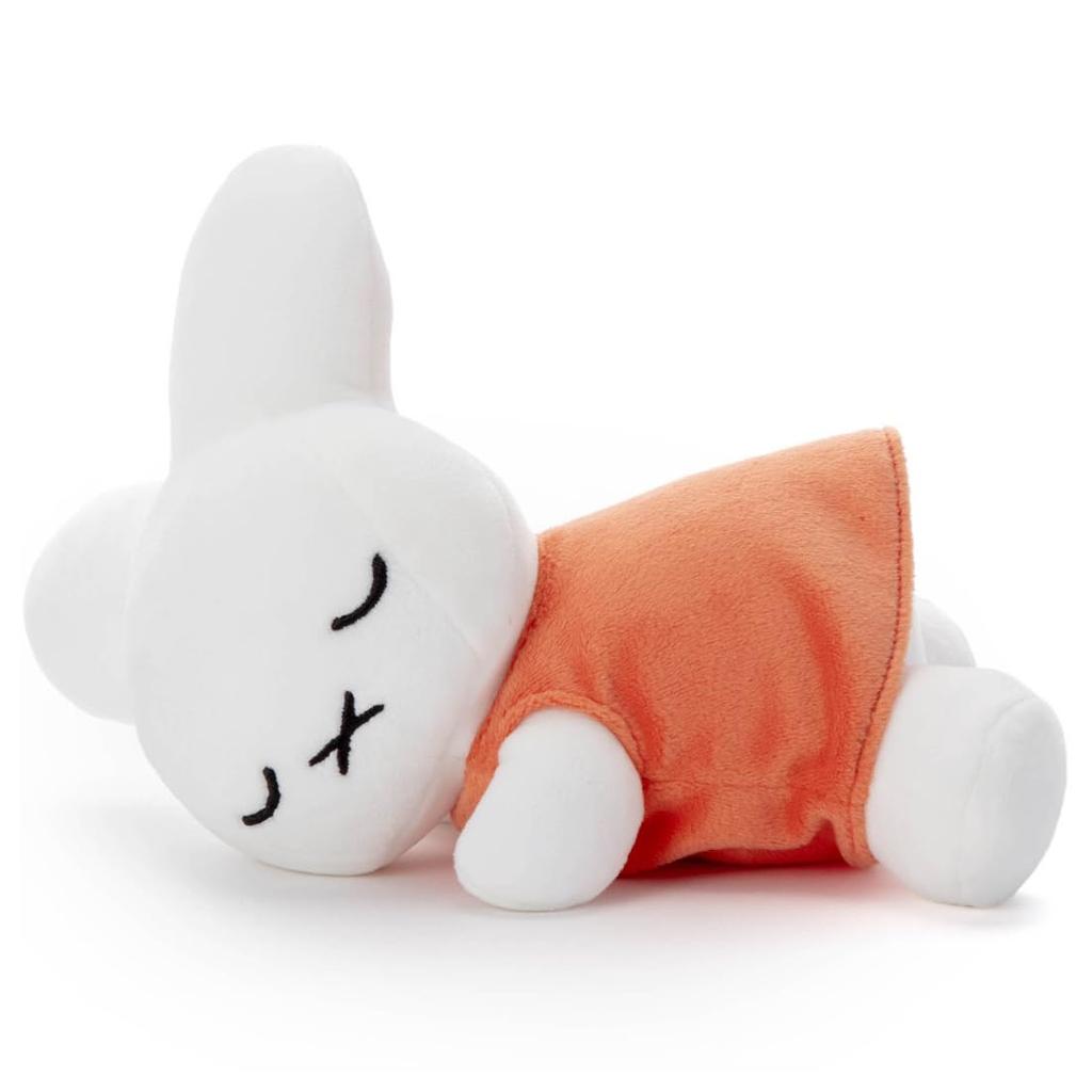Bruna miffy70th Nineche Design Sleeping Friend Plush Toy S Miffy Plush Toy Width 23cm approx.