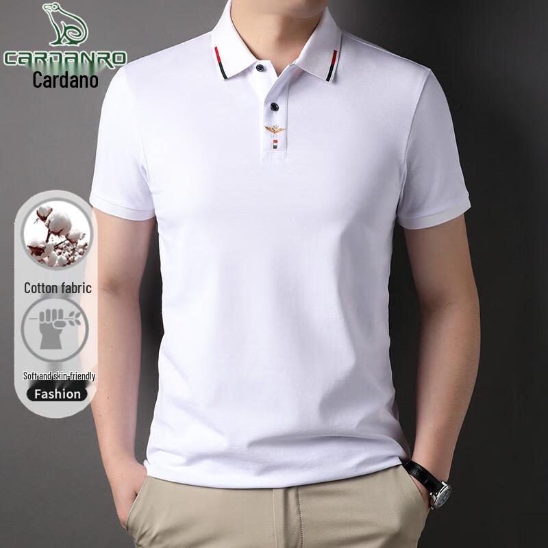 Kadanlu Men s Cotton Blend Polo T-Shirt M