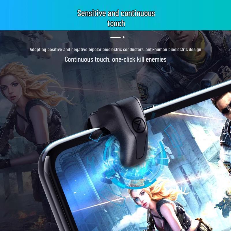 Flydigi Shadow Thorn Sechs-Finger-Handy-Spiel-Controller mit physischer Zielhilfe und Auto-Klicker