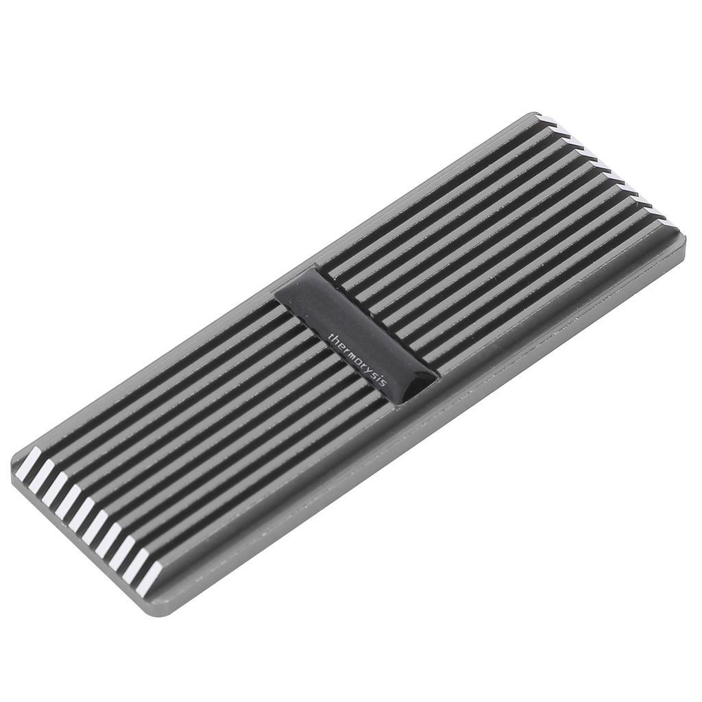 Solid State Hard Drive Heat Sink Thermal Pad SSD All Aluminum Cooling Parts 2280 M2Gray