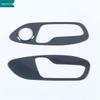 Trumpchi Shadow Leopard Stainless Steel Carbon Fiber Interior Door Handle & Glove Box Pedal for 21 Models