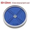 High Precision Magnetic Circular Metal Spirit Level - Portable 3 Arc Minute Bubble