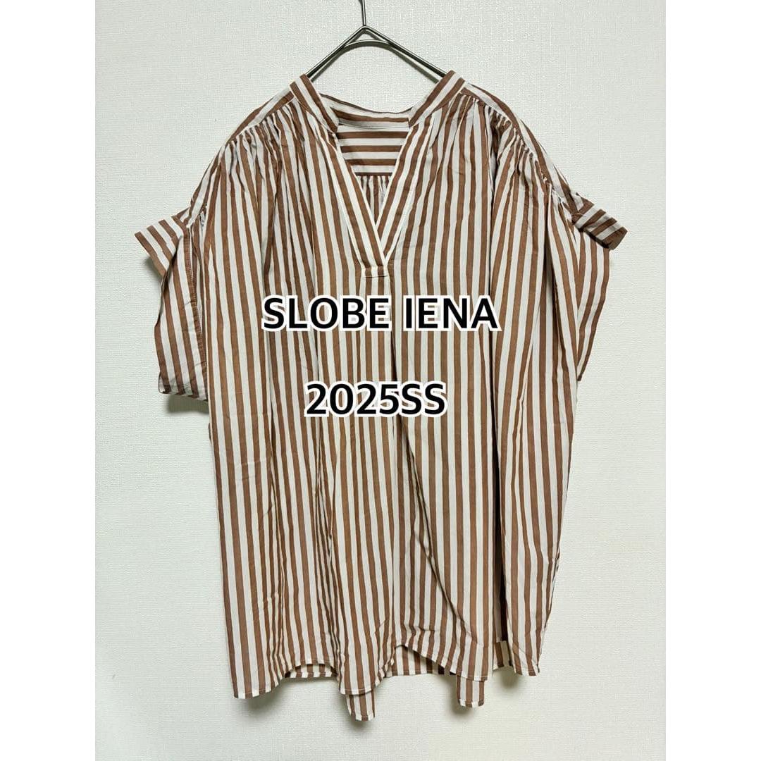 Good condition SLOBE IENA 2025SS Voile skipper wide gathered blouse