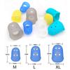 5PCS/Pack Random Color Silicone Thimbles M/L/XL Size Available Multifunctional  Finger Picks Protector Sewing Tool Accessory ZYF