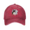 Pingu Pinga Penguin Tv Denim Fabric Cap Casual Baseball Caps Adjustable Hat Summer Unisex Baseball Hats