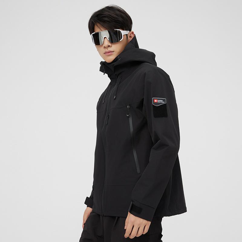 Unisex 3-in-1 Water-Repellent Fleece-Lined Ski Jacket for Autumn/Winter