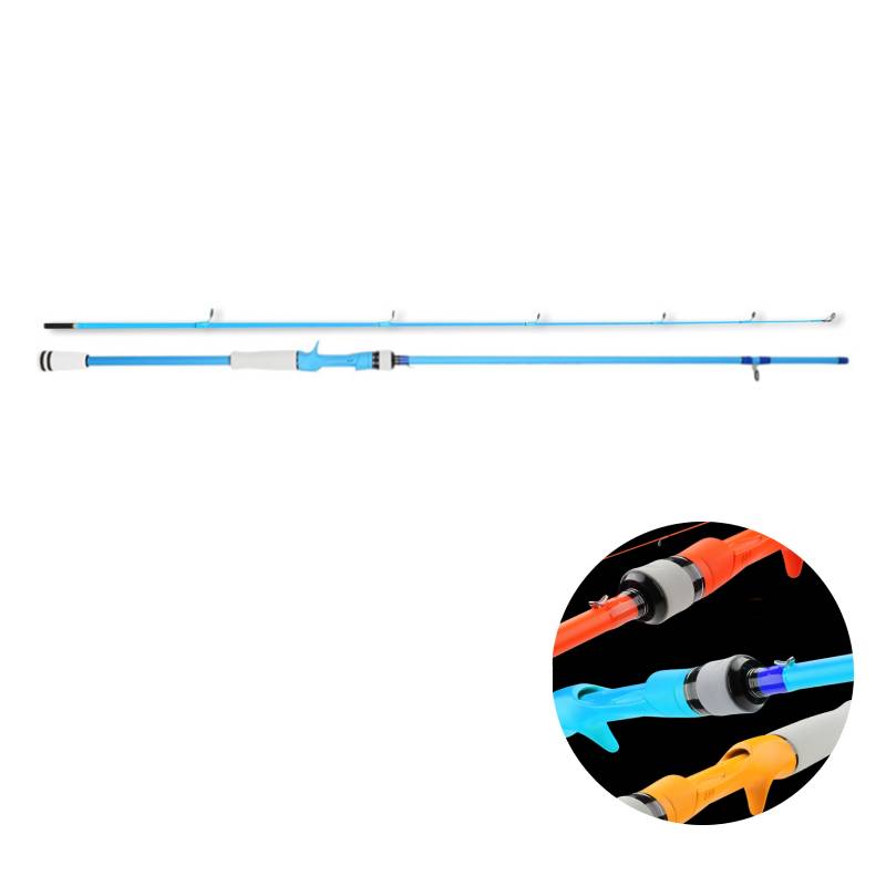 

Легкое углеволоконное удилище для рыбалки, дальнобойный заброс, прямая рукоятка, пистолетная рукоятка 70 in/1.8 m синий