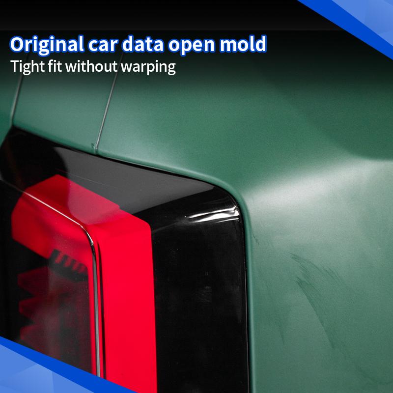 Blackened Tail Light Frame For BYD Leopard 8 Denza B8 2025+ Tail Light Cover Protector Sticker Exterior Upgrade Car Accessories