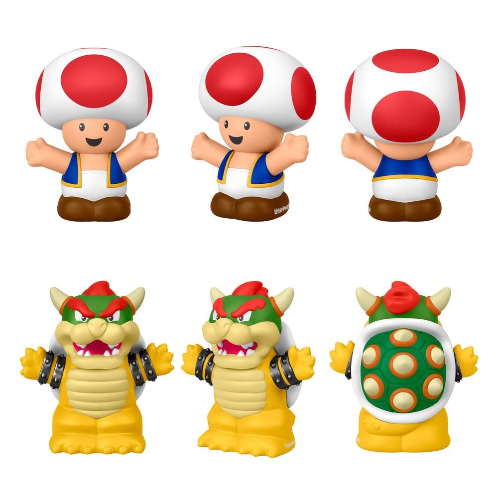 Fisher-Price My Mario Little People Character Figure Assortment 18 Pieces JHG64-986A For Ages 1.5+ Multi