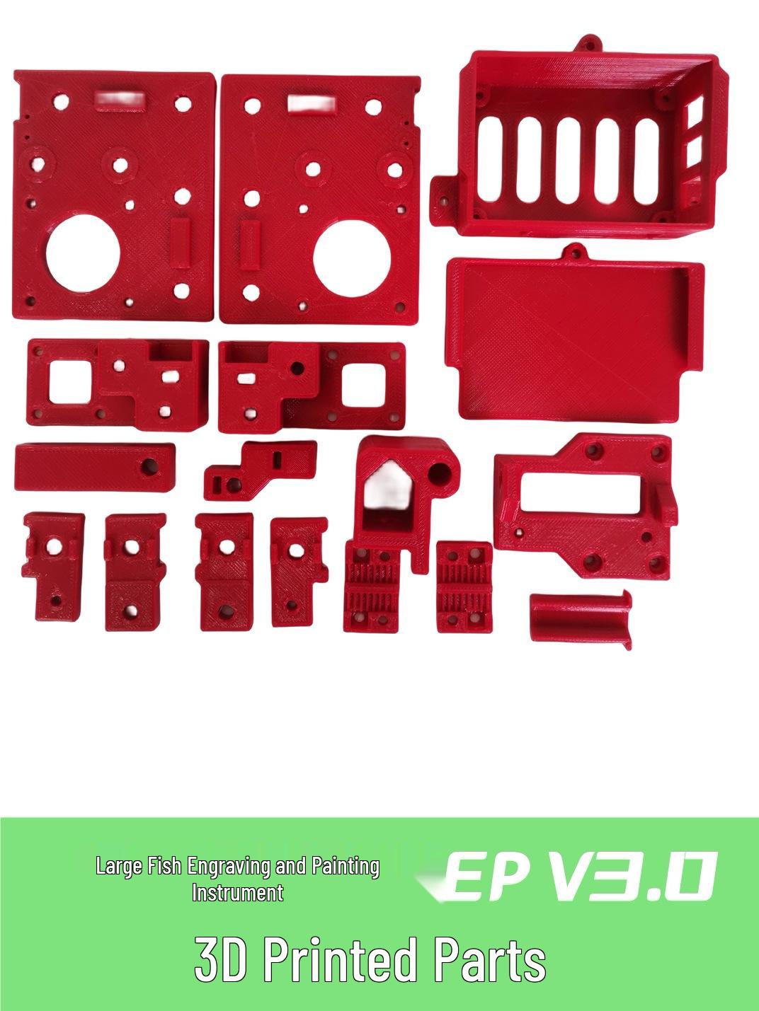 

EP V3.0 High-Speed Plotter Engraver with Linear Guide, PETG Structural Parts for DIY Big Fish Educational Projects No