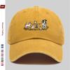 pc Farm Animal Embroidery Style Printed Baseball Cap Casual Design Sun Hat Truck Driver Decor Hat Adjustable Strap Papa Cap