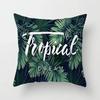 45*45 nordic tropical plam tree green cushion cover decorative pillowcase for sofa car pillow case Home Decoration
