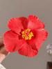 1pc Hawaiian Flower Hair Clip, Artificial Flower Hair Clip, Suitable For Holiday, Beach Party, Summer Tropical Flower Hair Accessory