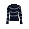 Navy Blue Striped Knitwear Sweater Twoaw22kz0735