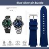 Vysoce kvalitní gumový řemínek pro Oris Aquis 7730 7740 Potápěcí řada Sport Vodotěsný Silikonový Konvexní 24x11mm 24x12mm Pánský řemínek na hodinky