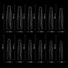 180pcs Extreme Super Long 5XL Transparent Nail Tips for Salon Quality French Nail Art Wedding Party Nail Decorations