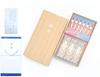 [Includes a Condolence Note] Sakuraka No Miyabi Incense Set, Light Smoke, Incense and Illustrated Candle Set, Presented In a Premium Paulownia Wood