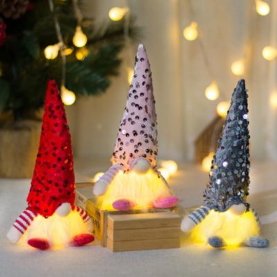 Glowing Gnome Christmas Decorations Faceless Dolls Christmas Decoration for Home Christmas Ornaments Navidad New Year